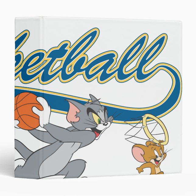 Classeur Tom et Jerry Basketball 5 (Devant/Côté)