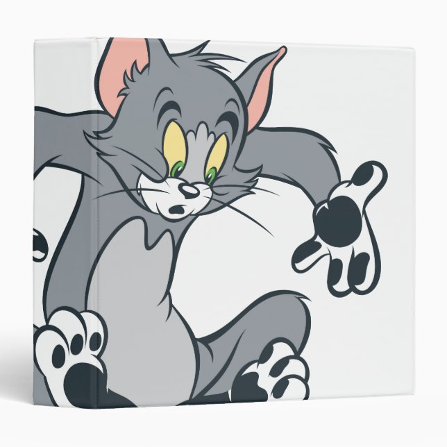 Classeur Tom et Jerry Black Paw Cat (Devant/Côté)