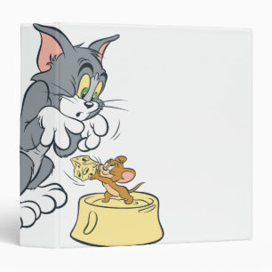 Classeur Tom et Jerry nourrissent le chat
