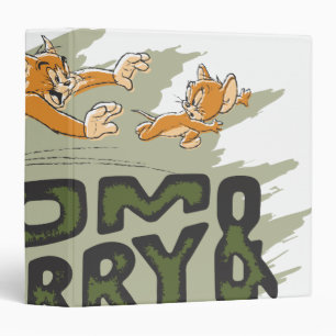 Classeur Tom et logo de chasse de Jerry