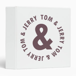 Classeur Tom et logo rond 8 de Jerry