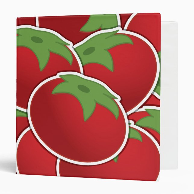 Classeur Tomate funky (Devant/Intérieur)
