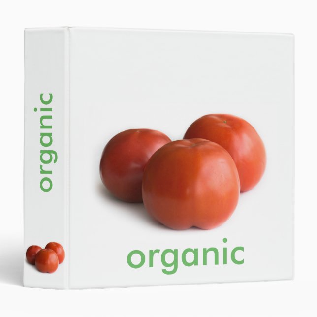 Classeur Tomate mûre (Devant/Côté)