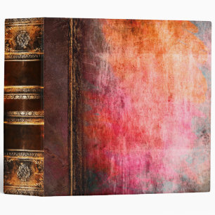 Classeur Tome antique grunge en pastel antique rustique