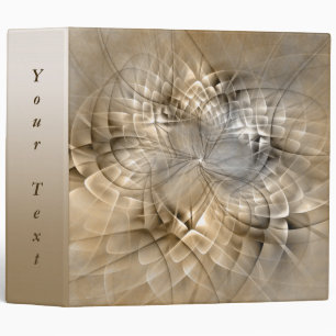 Classeur Tonales de Terre Art Fractal Moderne Abstrait Text