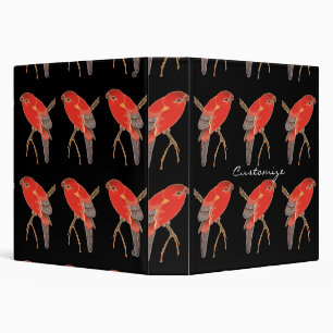 Classeur Tonnerre de perroquet rouge tropical