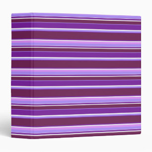 Classeur Tons de rayures violettes