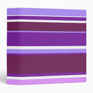 Classeur Tons de rayures violettes
