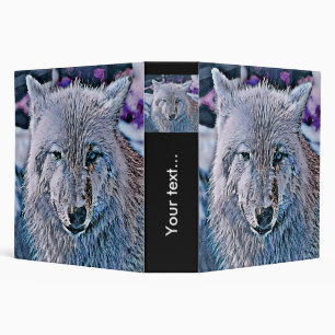 Classeur Toony Wolf bleu