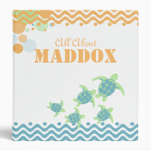 Classeur Tortues Tout sur Baby Book