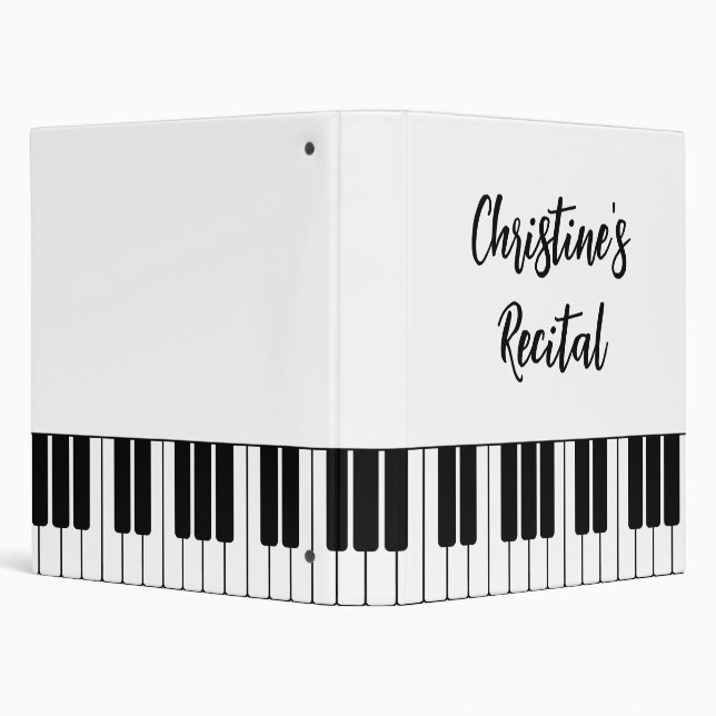 Classeur Touches de récital de performances du musicien de  (Arrière-plan)