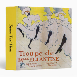 Classeur Toulouse-Lautrec - Troupe de Mlle Eglantine