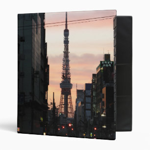 Classeur Tour de Tokyo Sunrise 東 京 タ ワ ー 出 日 の