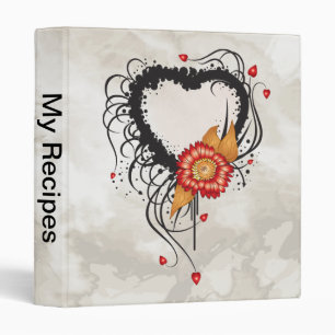 Classeur Tournesol du coeur noir