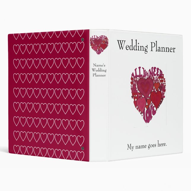 Classeur Tout que vous avez besoin est wedding planner (Arrière-plan)
