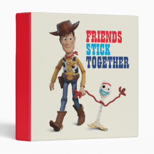 Classeur Toy Story 4   Woody & Forky Walking Together