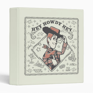 Classeur Toy Story Woody "Hé Hé Ho"