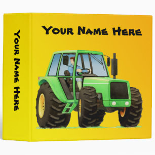 Classeur Tracteur vert