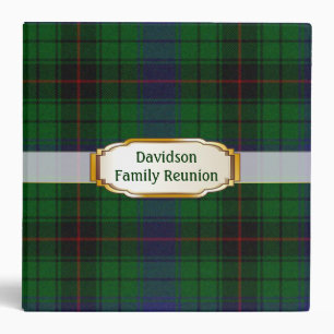 Classeur traditionnel de plaid de tartan de