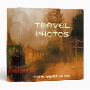 Classeur Train à vapeur Locomotive Travel Album photo (Clas