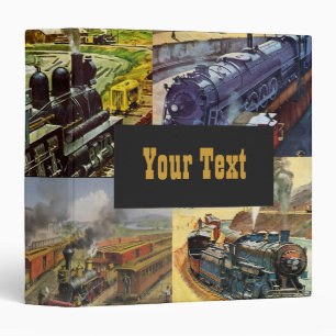 Classeur Trains de chemin de fer vintages