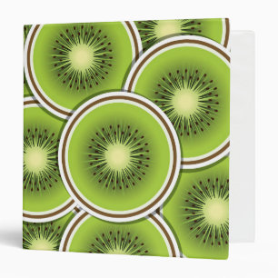 Classeur Tranches de fruits funky kiwi