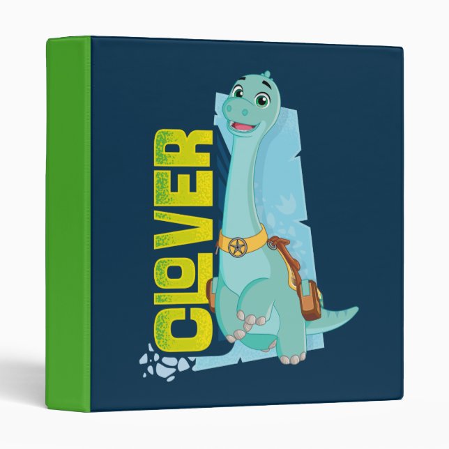 Classeur Trèfle | Dino Ranch (Devant/Côté)