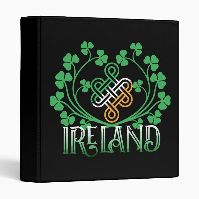 CLASSEUR TRÈFLE D'IRLANDE (Devant/Côté)