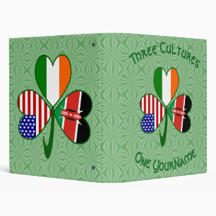 Classeur Trèfle personnalisé Kenya Irlande États-Unis