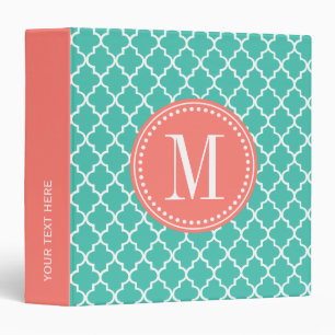 Classeur Trellis marocain de tuiles de turquoise