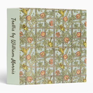 Classeur Trellis par William Morris, textile de jardin vint