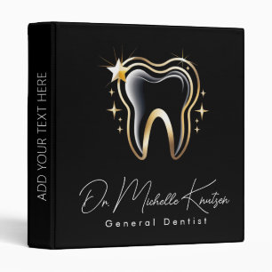 Classeur Trendy Dentist Professional Dental Black Gold