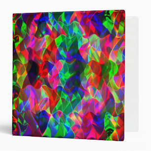 Classeur Triangles courbes colorés ou ondulation colorée