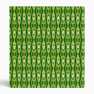 Classeur Tribal Batik - Dark Green et Avocado