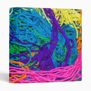 Classeur Tricot de Crochettage des Tangles de fil colorés