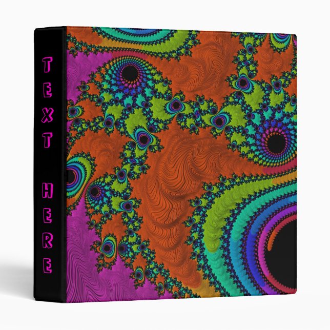 Classeur Trippy de signature d'Avery (Devant/Côté)