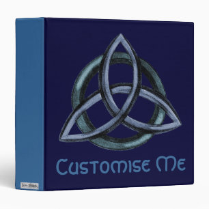 Classeur Triquetra (bleu)