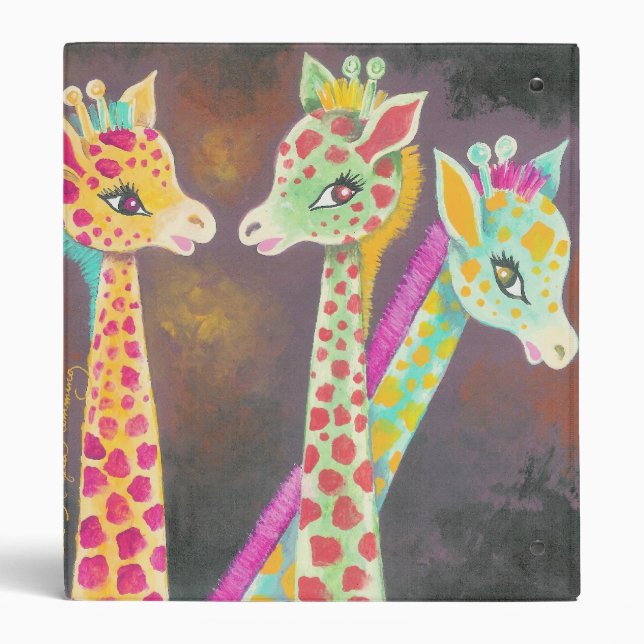 Classeur Trois girafes (Dos)