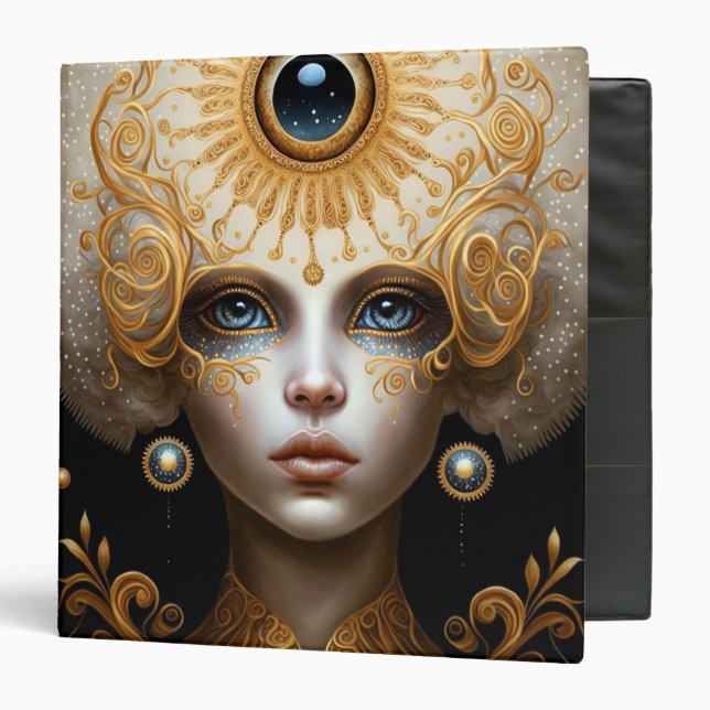 Classeur Troisième déesse des yeux Imaginaire Art (Devant/Intérieur)