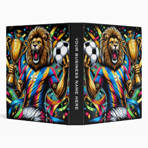 Classeur Trophée de football champion de soccer Lion Victoi