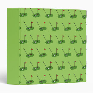 Classeur Trou de golf avec Motif Drapeau