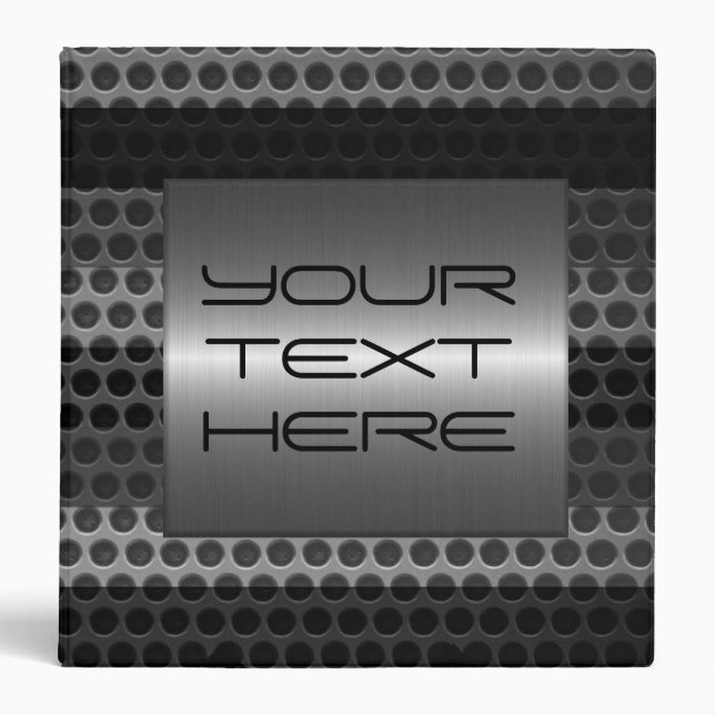 Classeur Trou métallique en acier inoxydable (Devant)