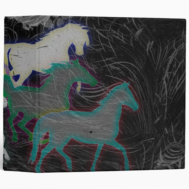 CLASSEUR TROUPEAU DE CHEVAL DE TEMPÊTE DE NUIT (Devant/Côté)