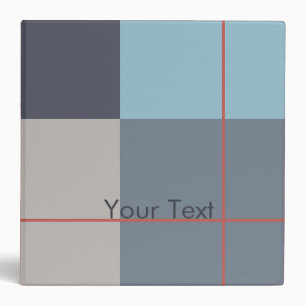 Classeur Trout Blue Grey Cotton Gris Semence Orange Rouge M