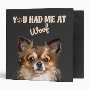 Classeur Tu M'As Eu À Woof Amoureux de les chiens de Pomé