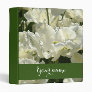 Classeur Tulipes blanches