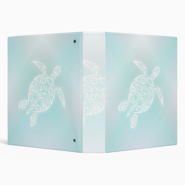 Classeur Turquoise blanche (Arrière-plan)