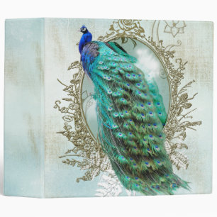 Classeur Turquoise Shabby Peacock