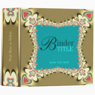 Classeur Turquoise + Super or en dentelle de Bohême Album 2