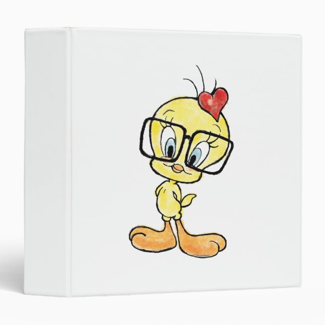 Classeur TWEETY™ Nerd (Devant/Côté)